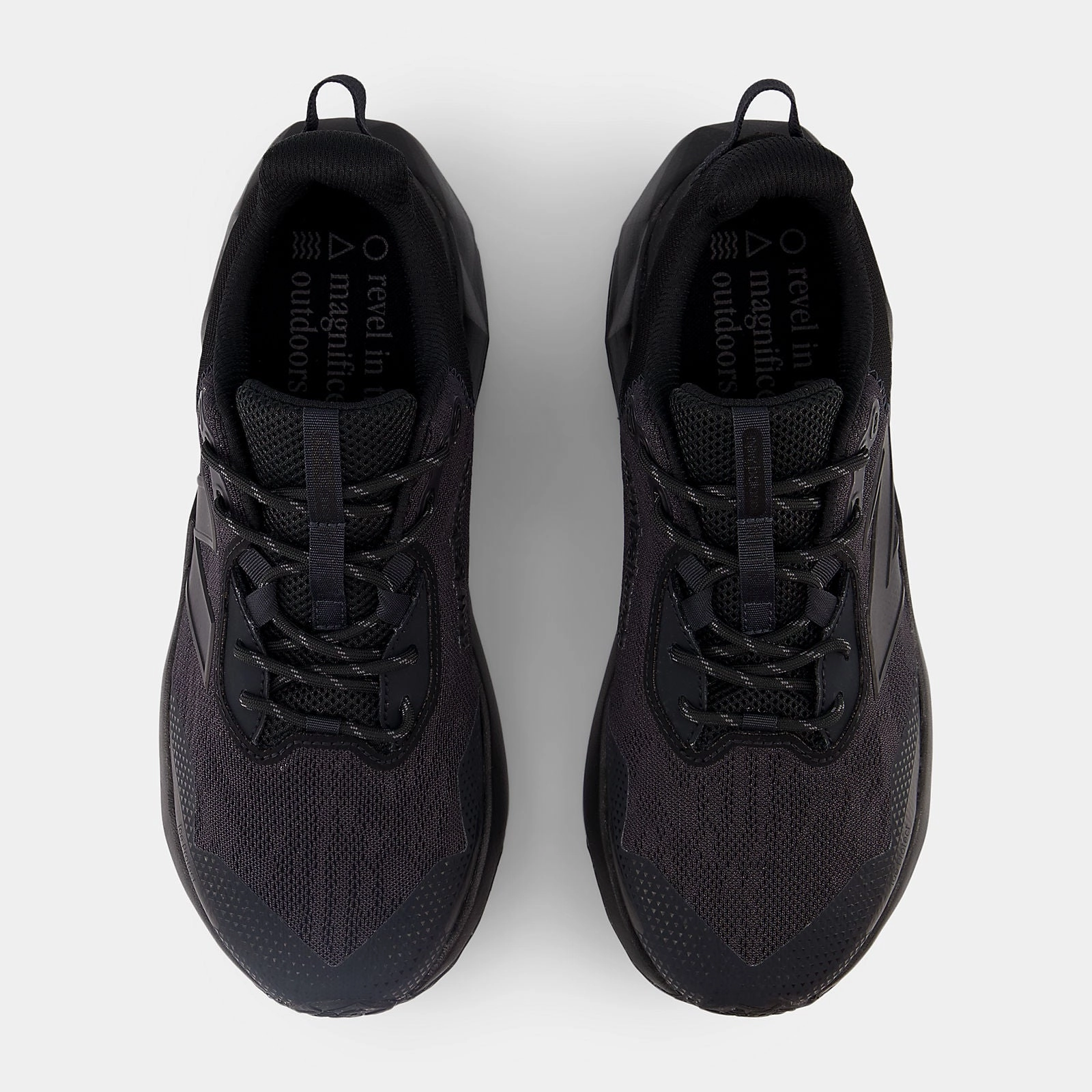 Trail Running Shoes Seattle New Balance Men's Dynasoft Nitrel V6 Triple Black Trail Shoes