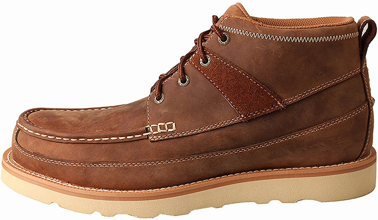 Insulated Rubber Rain Boots Twisted X Men's Casual Wedge Crepe Sole Boots