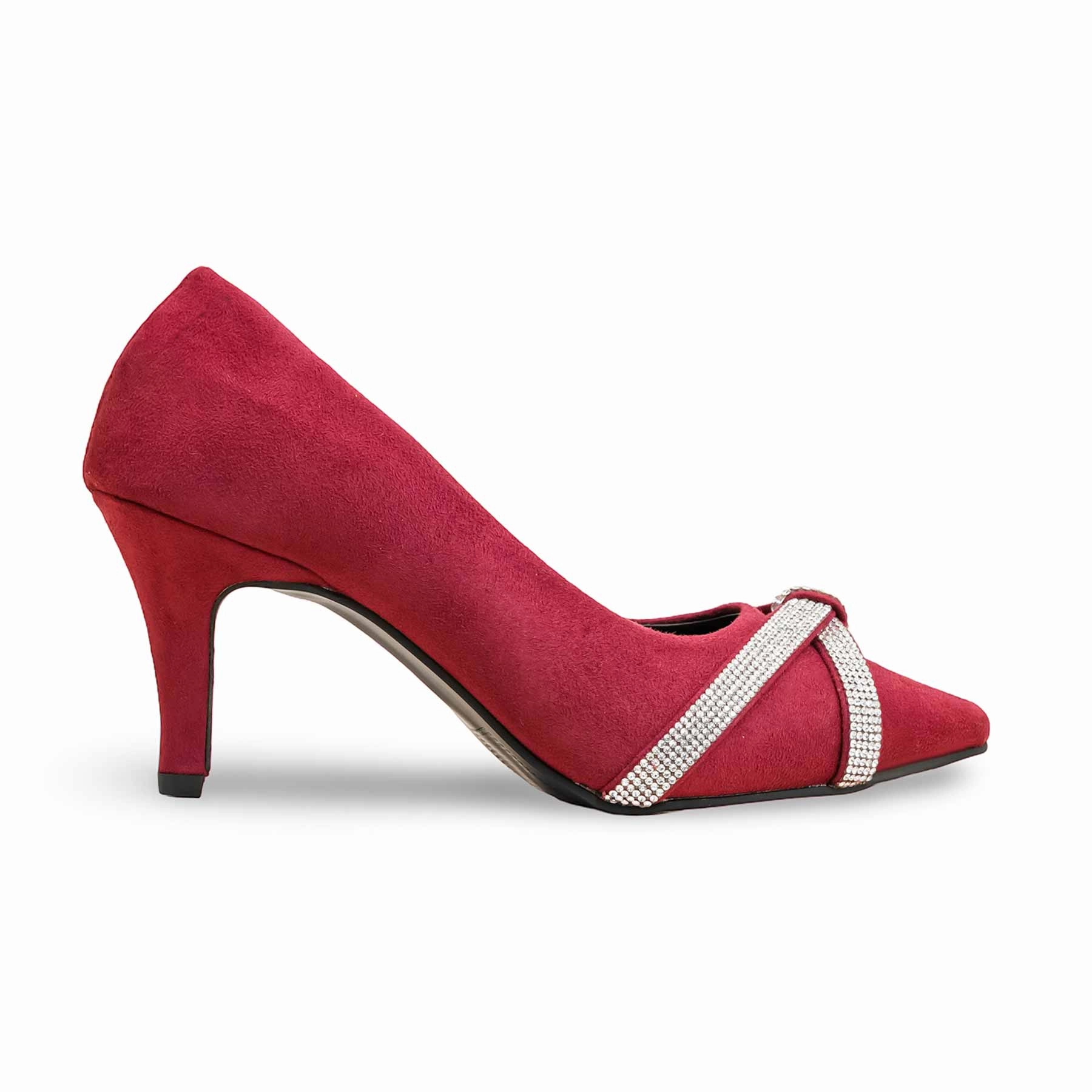 Shoes India Online Maroon Court Shoes For Women WN7497