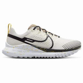 Trail Running Shoes For Bad Knees Men's Nike Pegasus Trail 4, Pale Ivory/Black-Khaki-White, 10 D Medium