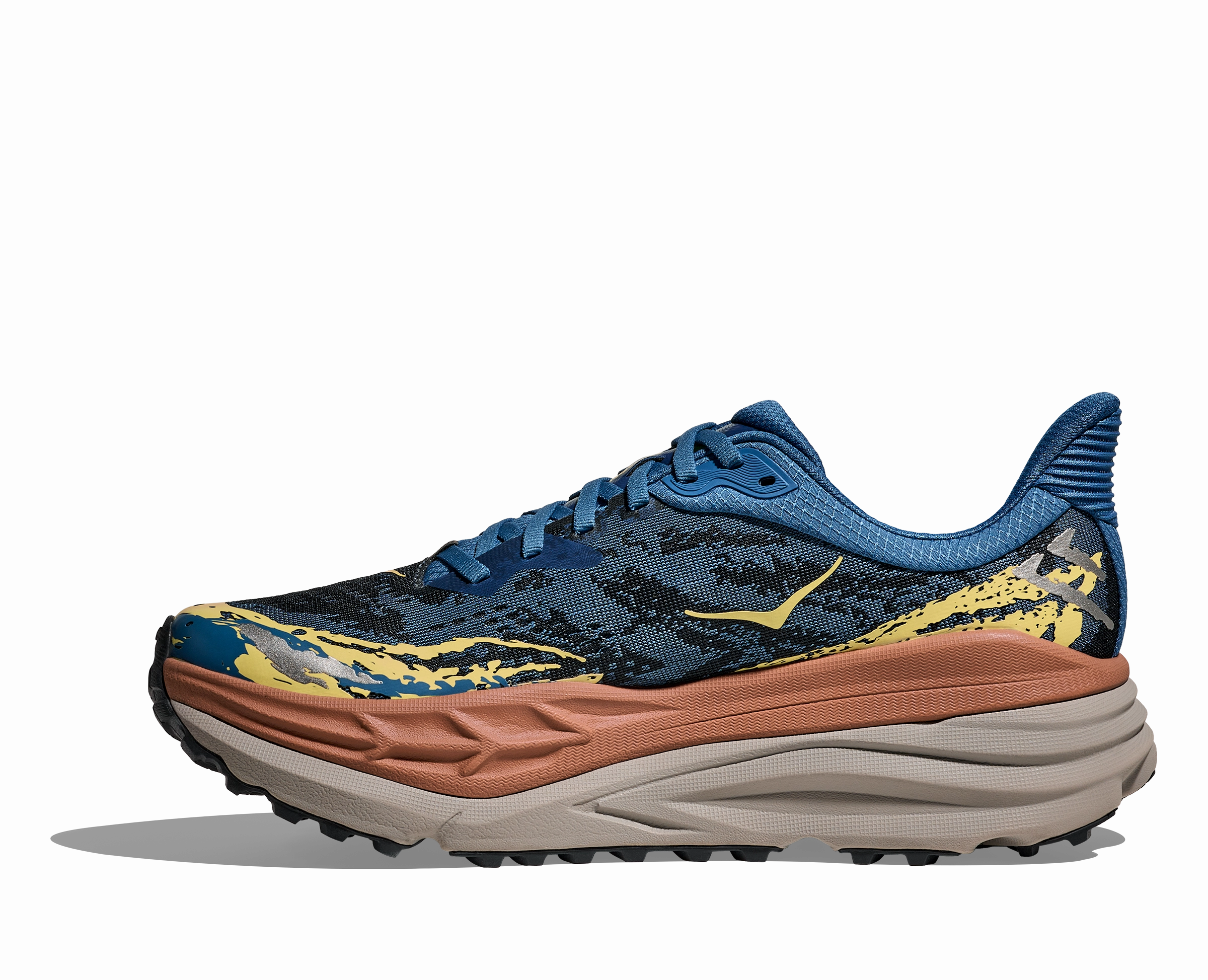 Men's Stinson 7 (FDM - Foggy Night/Cardamom) Best Trail Running Shoes For Knee Pain