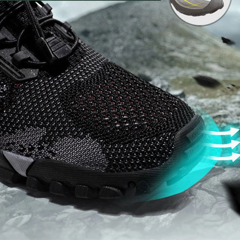 Best Hiking Shoes High Arches Men-Women Barefoot Beach Aqua Water Shoes THICK-SOLE for Hiking / FREE Shipping