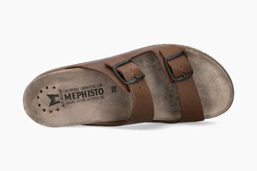 Mephisto Women's Harmony Dark Brown Tkee Sandals