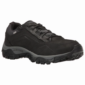 Shiver Hiking Shoes Review Merrell Moab Adventure Lace Waterproof Black Hiking Shoe (Men's)
