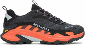 Hiking Shoes For Ice Merrell Moab Speed 2 GORE-TEX Mens Walking Shoes - Black