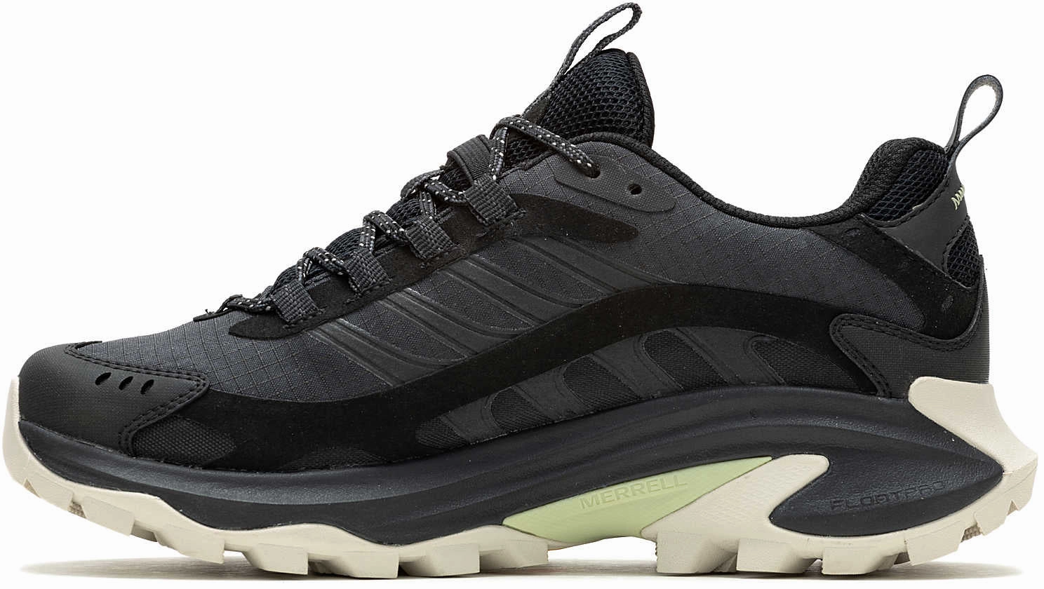 Rainier Low Hiking Shoes Merrell Moab Speed 2 GORE-TEX Womens Walking Shoes - Black