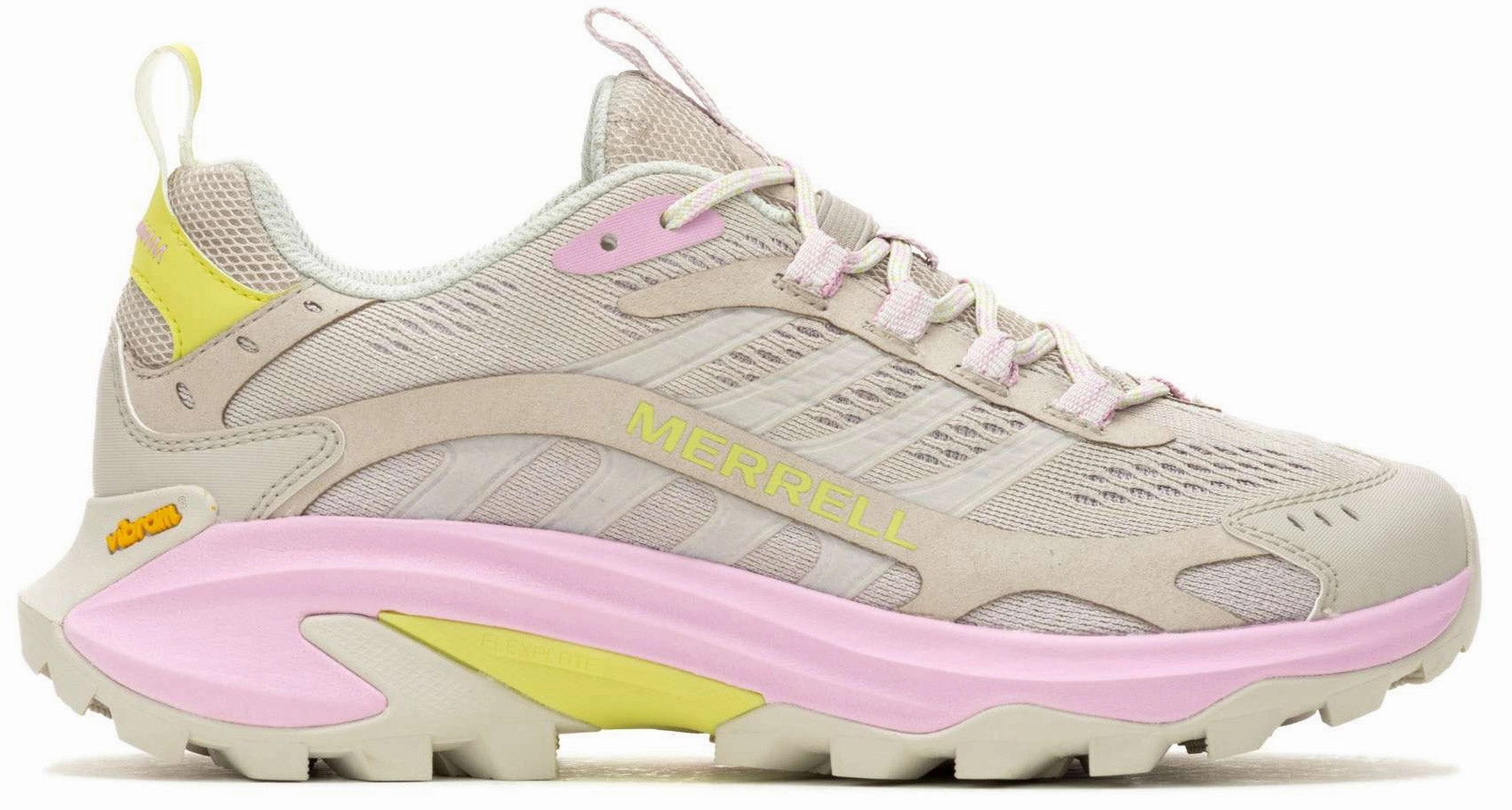 Merrell Moab Speed 2 Womens Walking Shoes - Grey Best Leather Hiking Shoes