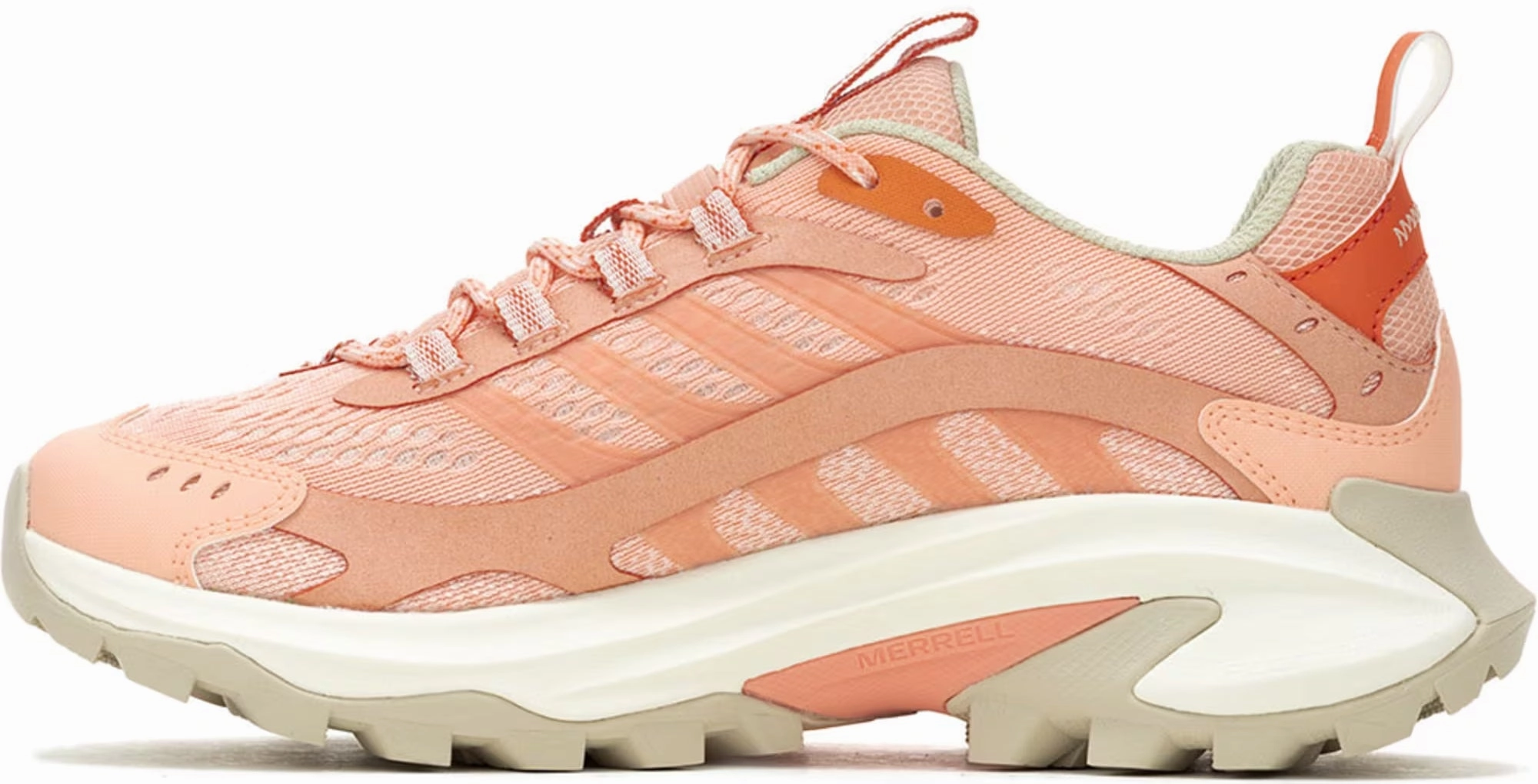 Hiking Shoes Bottom Merrell Moab Speed 2 Womens Walking Shoes - Orange