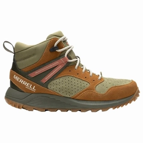 Quick Drying Slip Resistent Aqua Water Hiking Shoes Merrell Women's Mid Boot - Forest