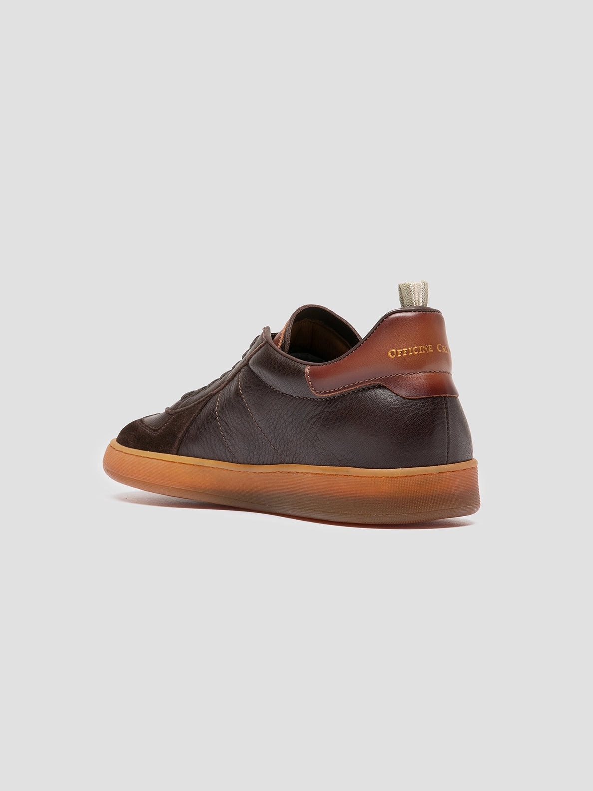 MILITIA 001 - Brown Leather Sneakers Near Me Store
