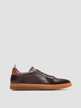 MILITIA 001 - Brown Leather Sneakers Reformation Shoes