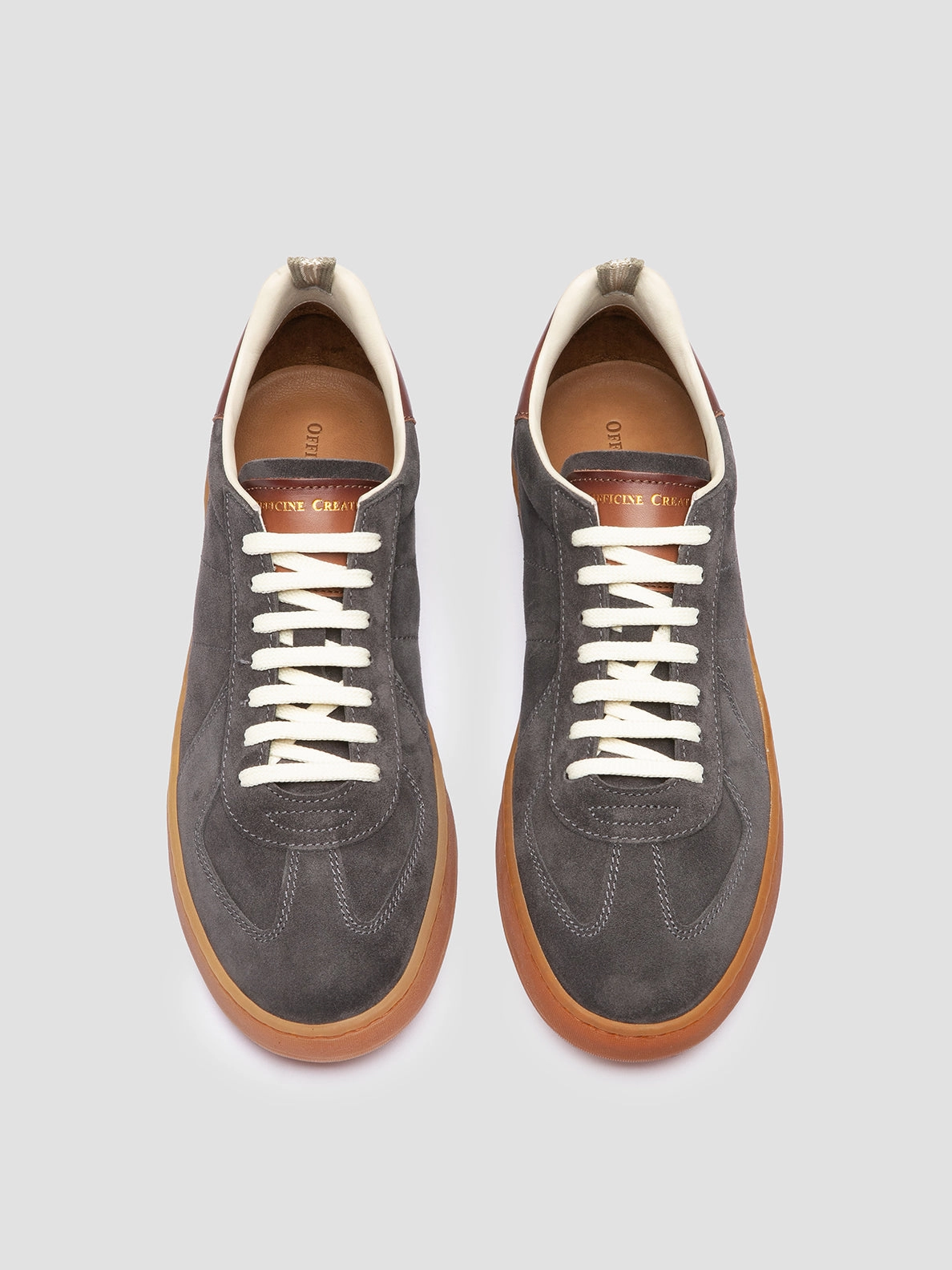 Marion Il MILITIA 002 - Grey Suede and Leather Sneakers