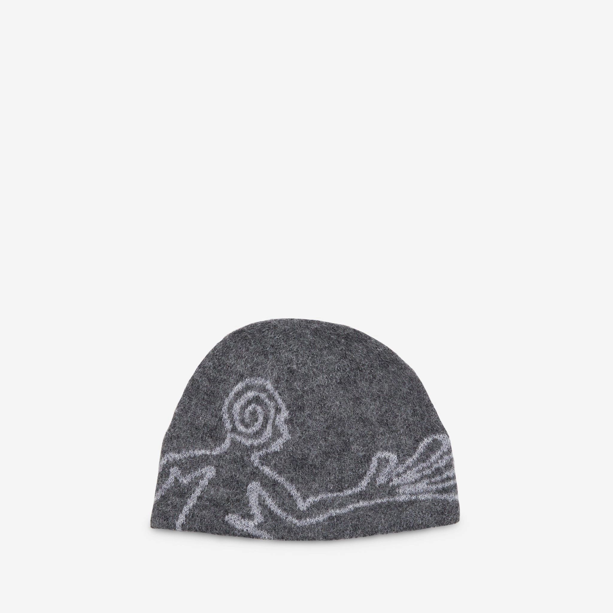 Waterfall Hiking Shoes Moscot Mohair Mixed Knit Beanie Dark Grey