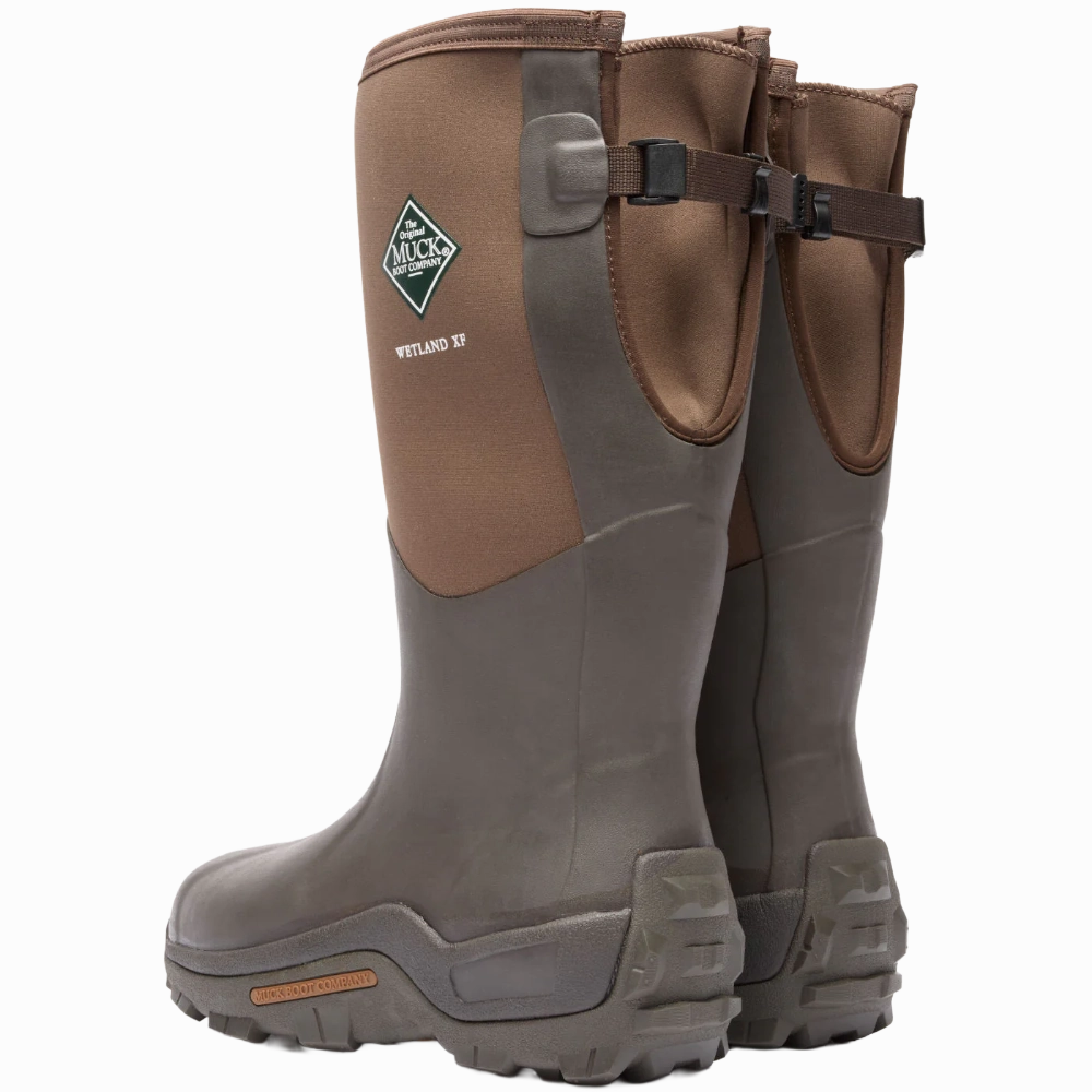 Snow Boots With Ice Cleats Muck Men's Wetland Wide Calf Brown Boots MWET900