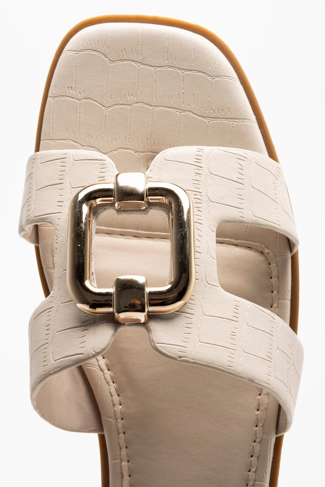 Mk Sandals Mule Sandal Natural