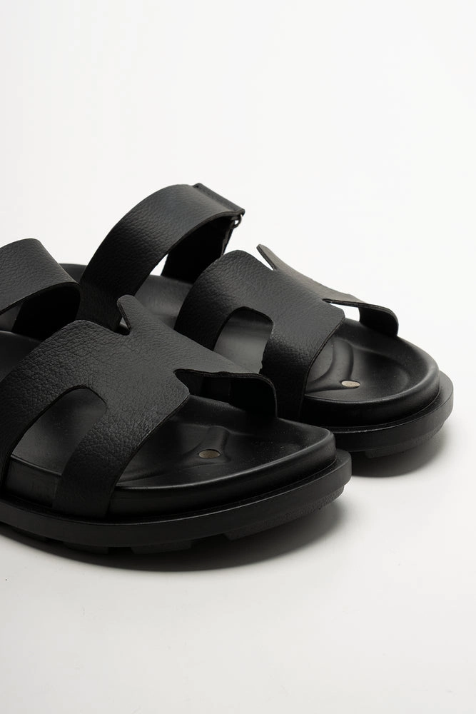 Diamond Sandals Mule Sandals Black