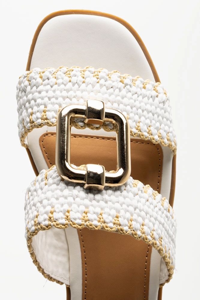 Mule Sandals White Halcyon Sandals Resort