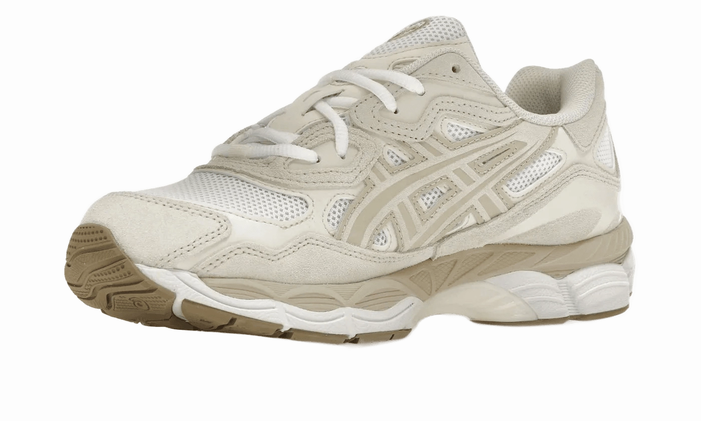 Asics Running Shoes Extra Wide ASICS Gel-NYC White Feather Grey