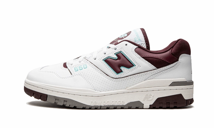 New Balance 550 Burgundy Cyan New Balance Platform Women's