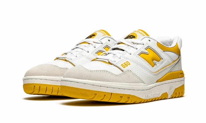 New Balance 550 Sea Salt Varsity Gold New Balance For Women On Sale