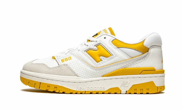 Rainbow Sneakers New Balance New Balance 550 Sea Salt Varsity Gold