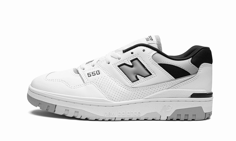 New Balance 550 White Concrete Black Shoes Like New Balance 530