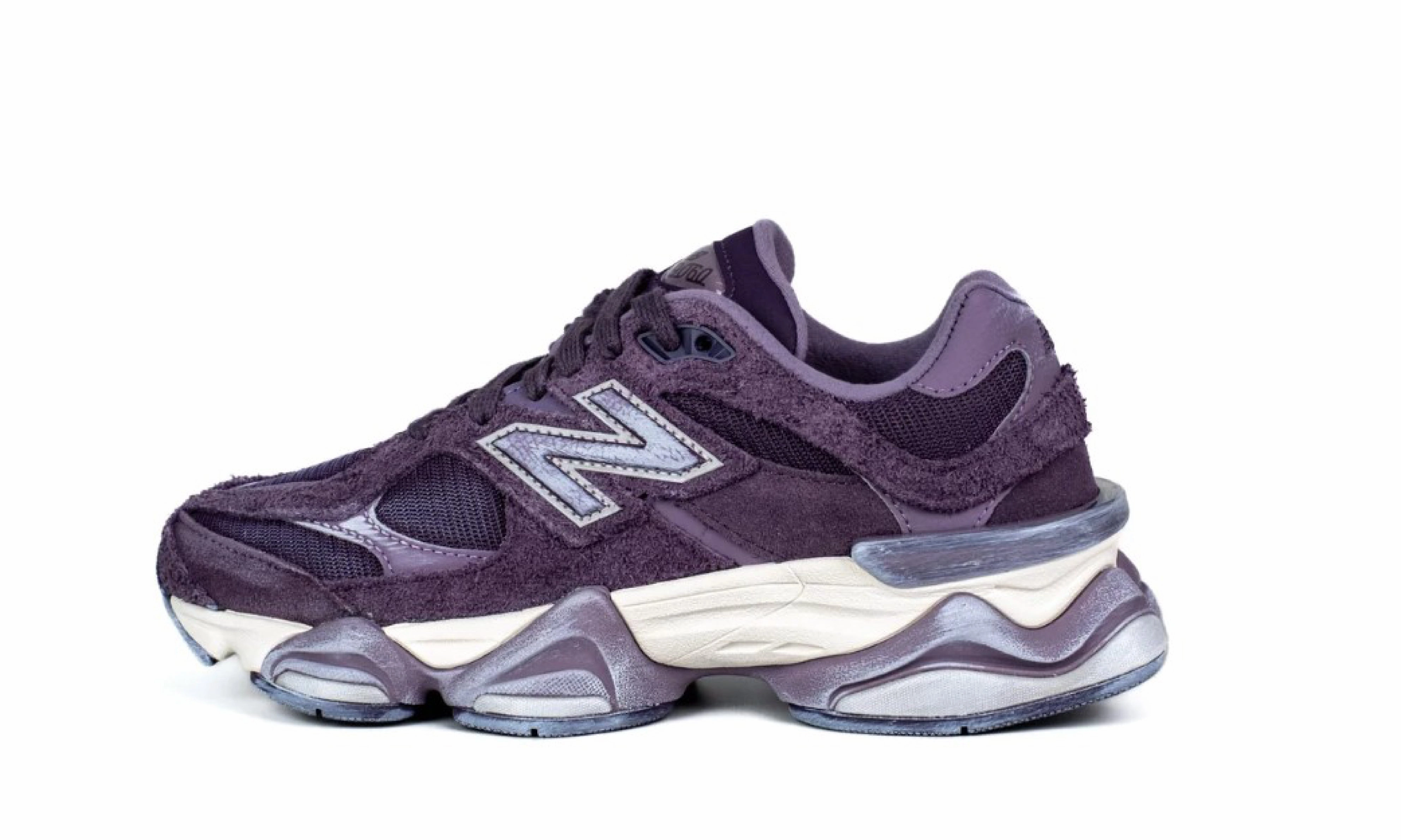 Women's Black Sneakers New Balance New Balance 9060 ASOS Exclusive Purple Overdye