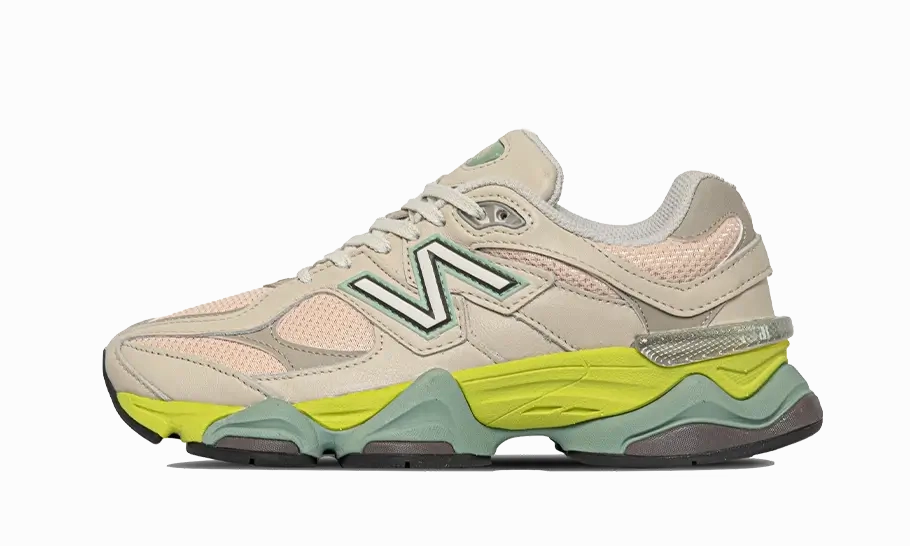 New Balance 9060 Moonbeam Vintage Rose Lime Baseball Cleats New Balance Youth