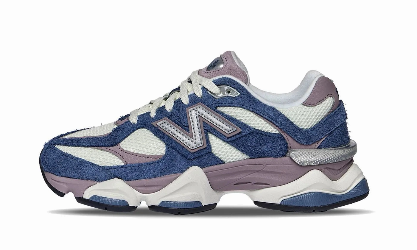 New Balance White 327 New Balance 9060 Navy Ice Wine