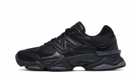 New Balance 9060 Triple Black Leather New Balance Made In Usa Shoes