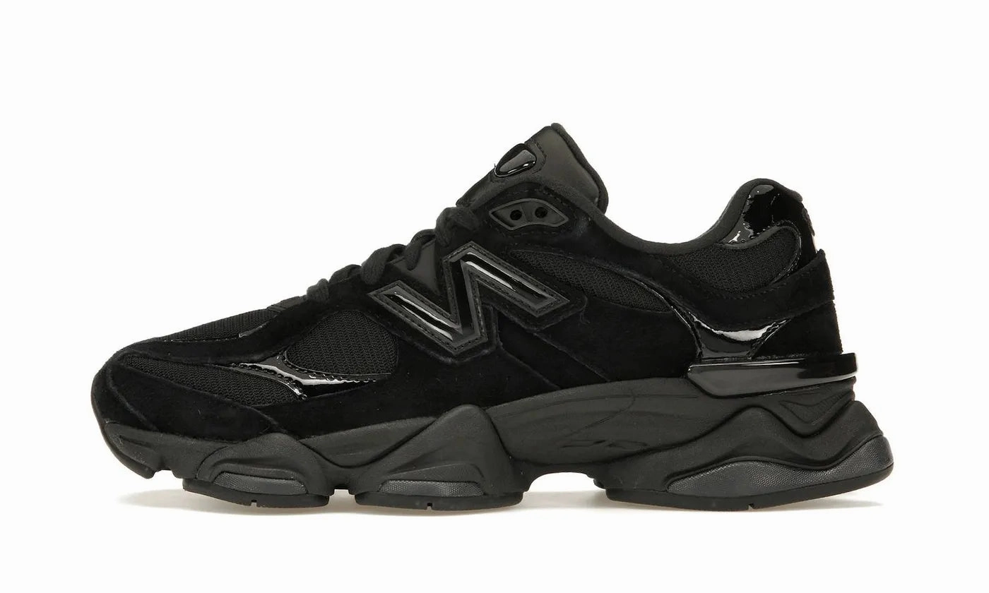 Basket New Balance Homme New Balance 9060 Triple Black Patent