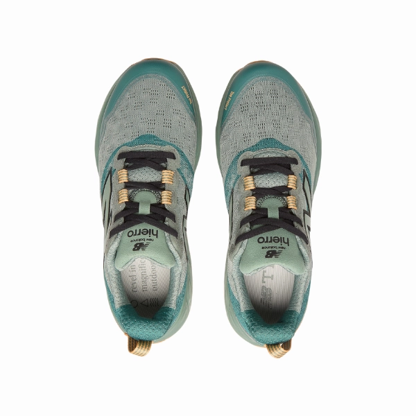 New Balance Men's Fresh Foam X Hierro v9 Wide Green Best Trail Ultramarathon Shoes