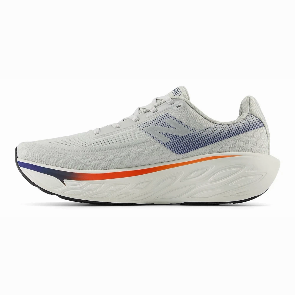 Mens Grey New Balance Shoes New Balance Mens 1080v14 Wide- Grey/Inkwell (M1080G14)