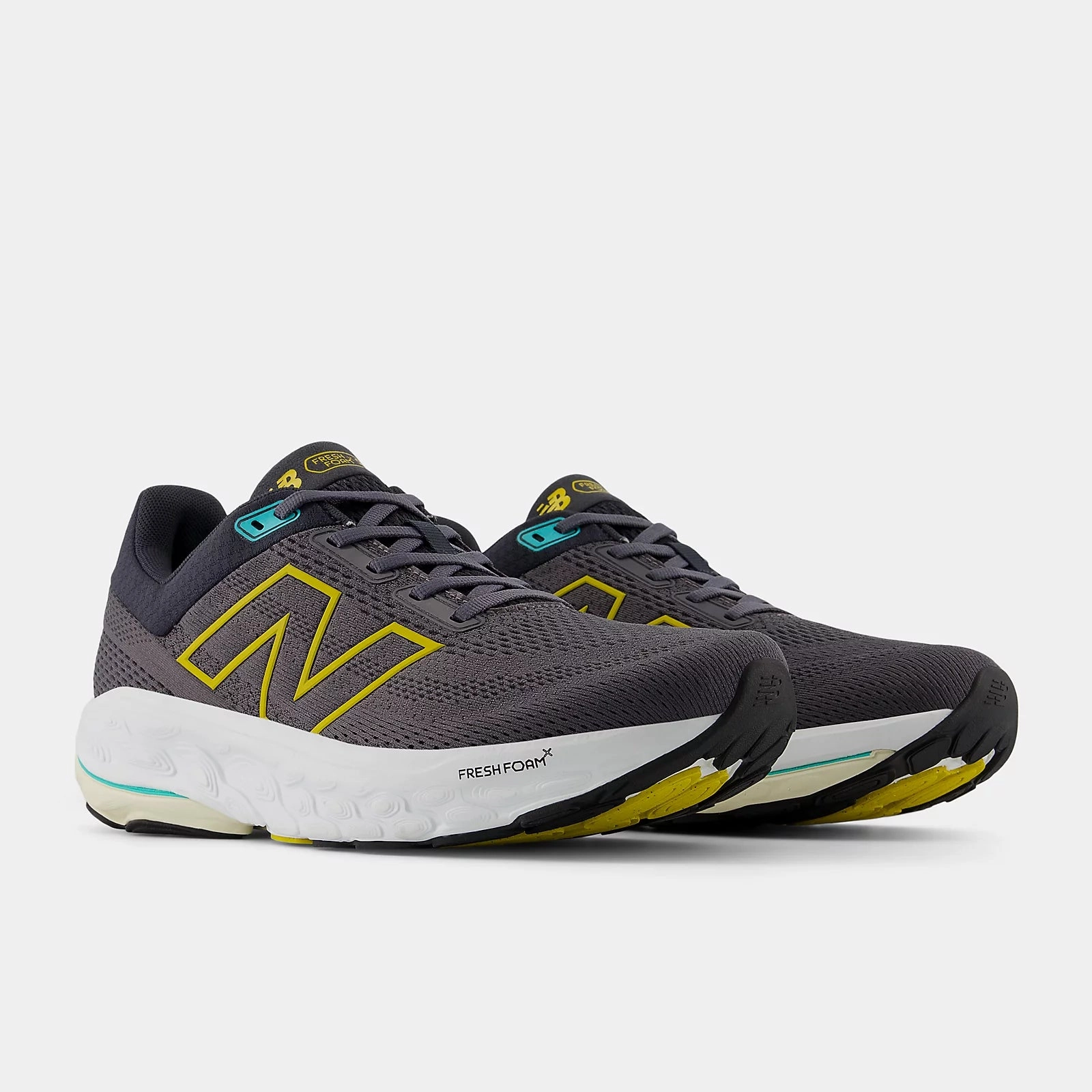 New Balance Blue Silver New Balance Mens 860v14- Magnet/Ginger Lemon (M860A14)