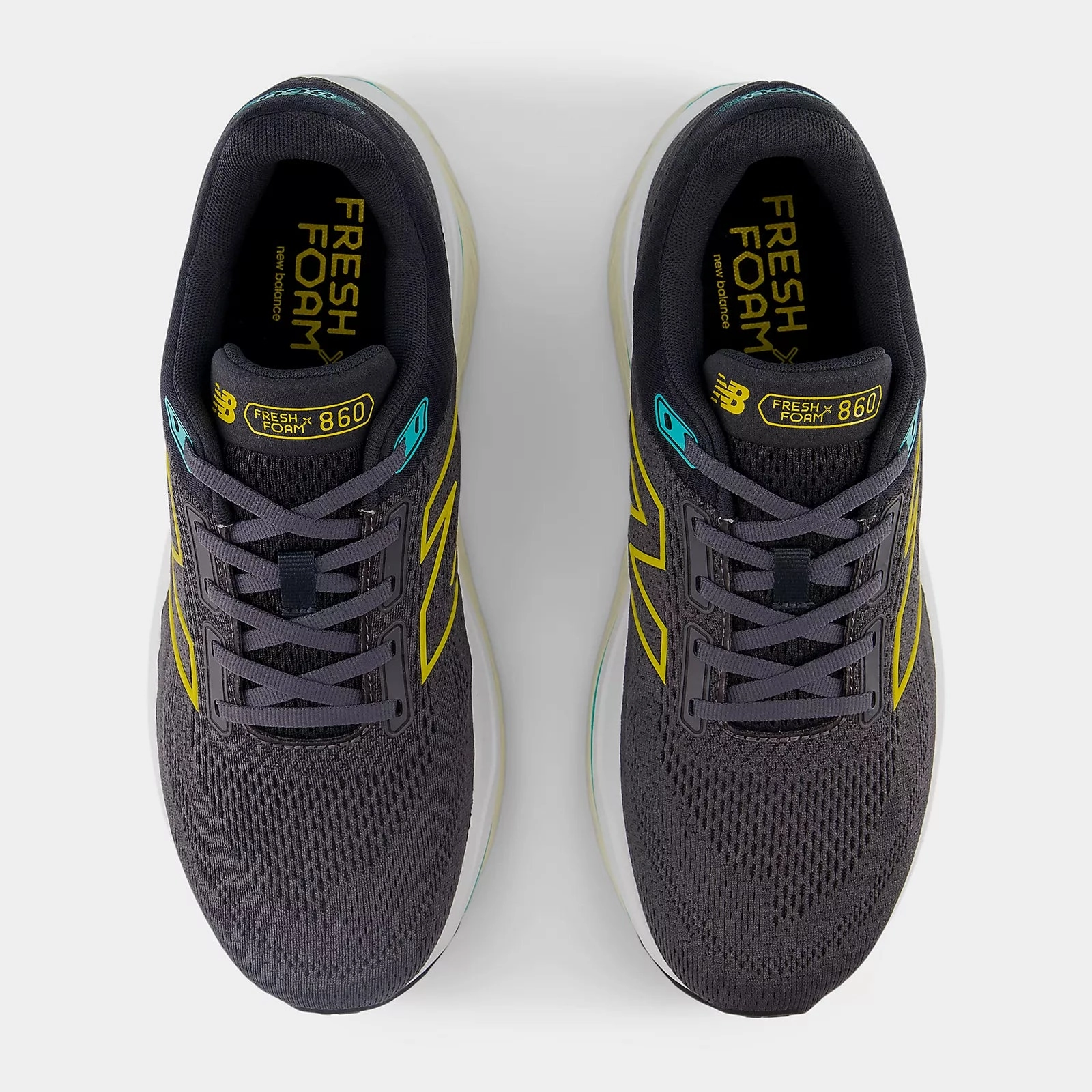 New Balance Sneakers Review New Balance Mens 860v14- Magnet/Ginger Lemon (M860A14)