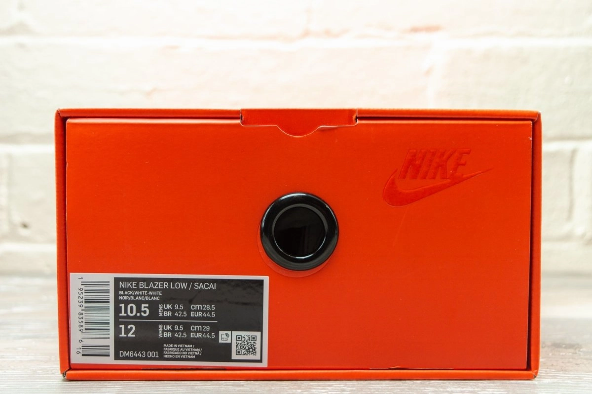 Popular Nike Shoes Nike Blazer Low Sacai Black Patent DM6443 001