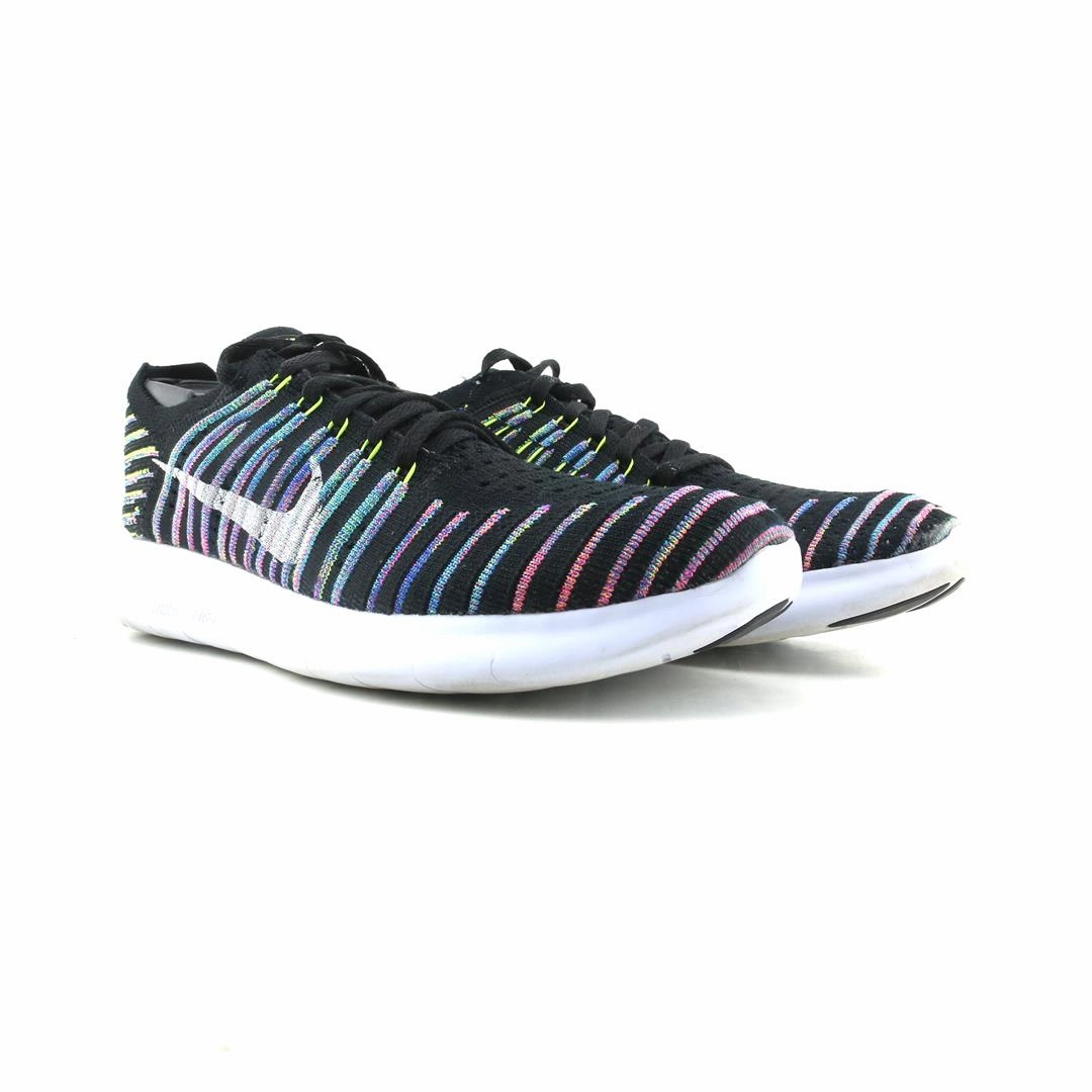 NIKE FREE RN FLYKNIT Black Nikes Shoes