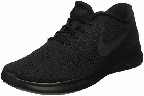 Nike Velcro Shoes Free Rn Running Shoes Black/Black/Anthracite 831508002 Size 8.5