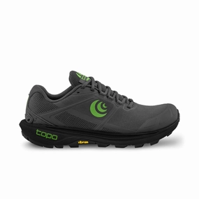 Topo Athletic Men's Terraventure 4 - Dark Grey/Green Hiking Shoes Portland