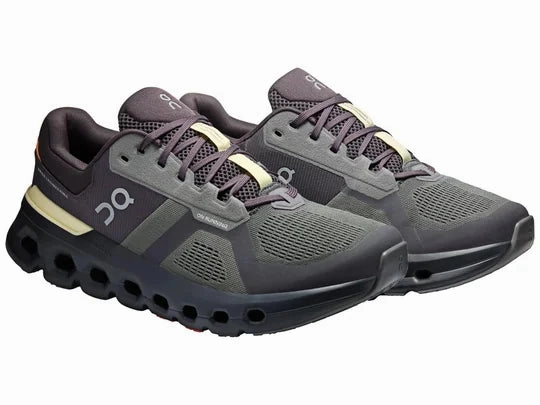 ON Cloudrunner 2 (Rock/Tangerine) - Men's Hike In Trail Running Shoes