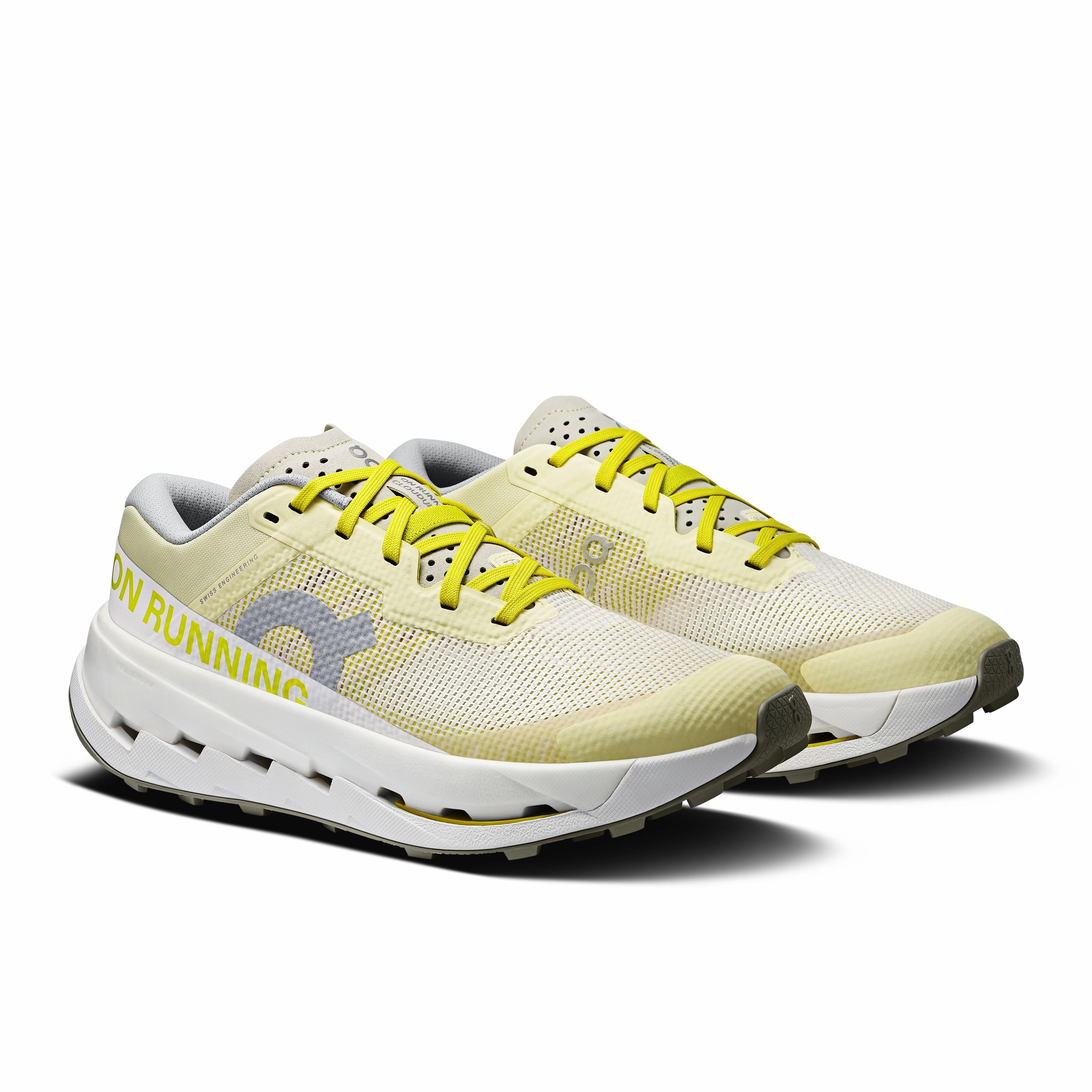 On Cloudultra 3 | Lychee / Lime | Womens Trail Running Shoes Flat Feet