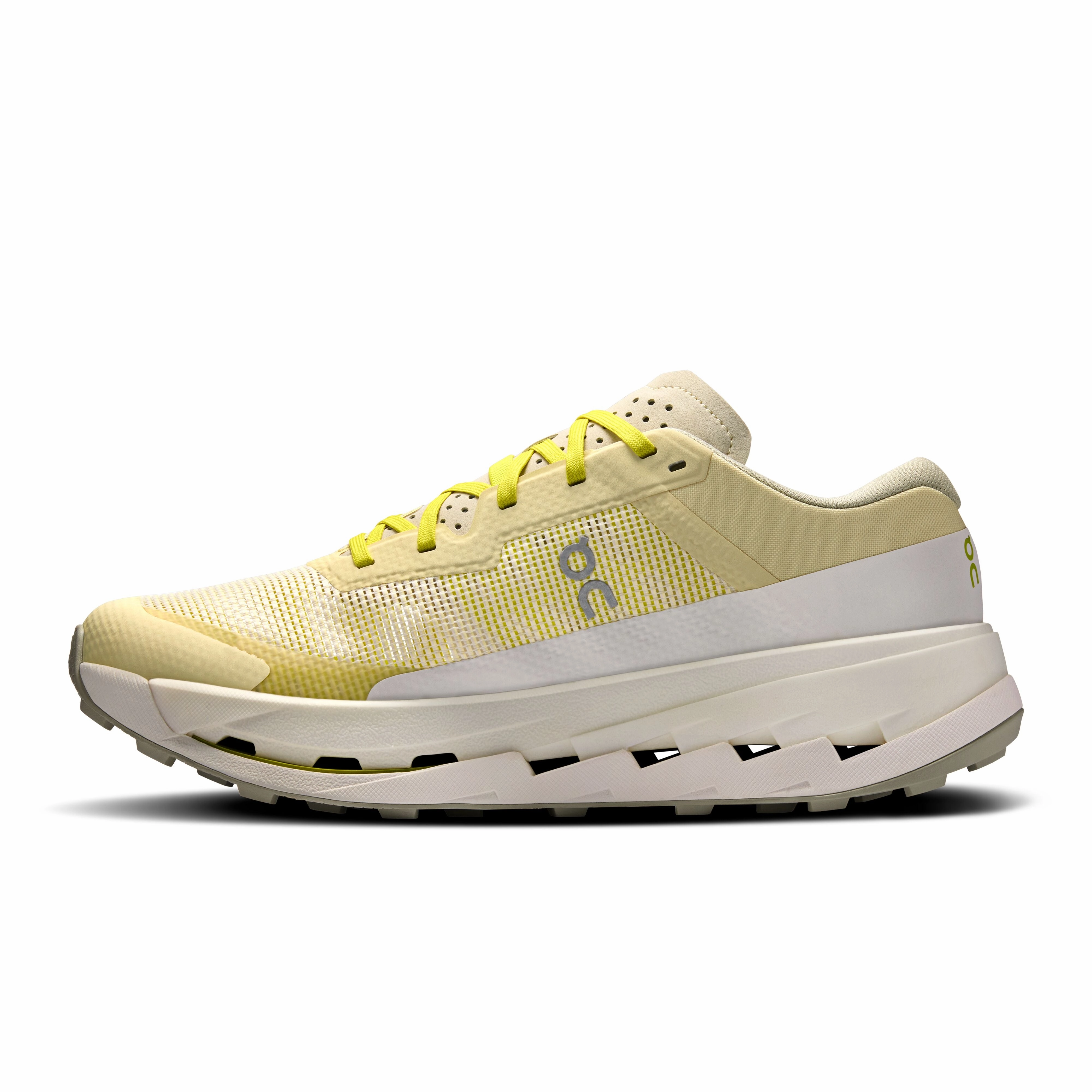 On Cloudultra 3 | Pelican / White | Mens Best Barefoot Shoes For Trail Running