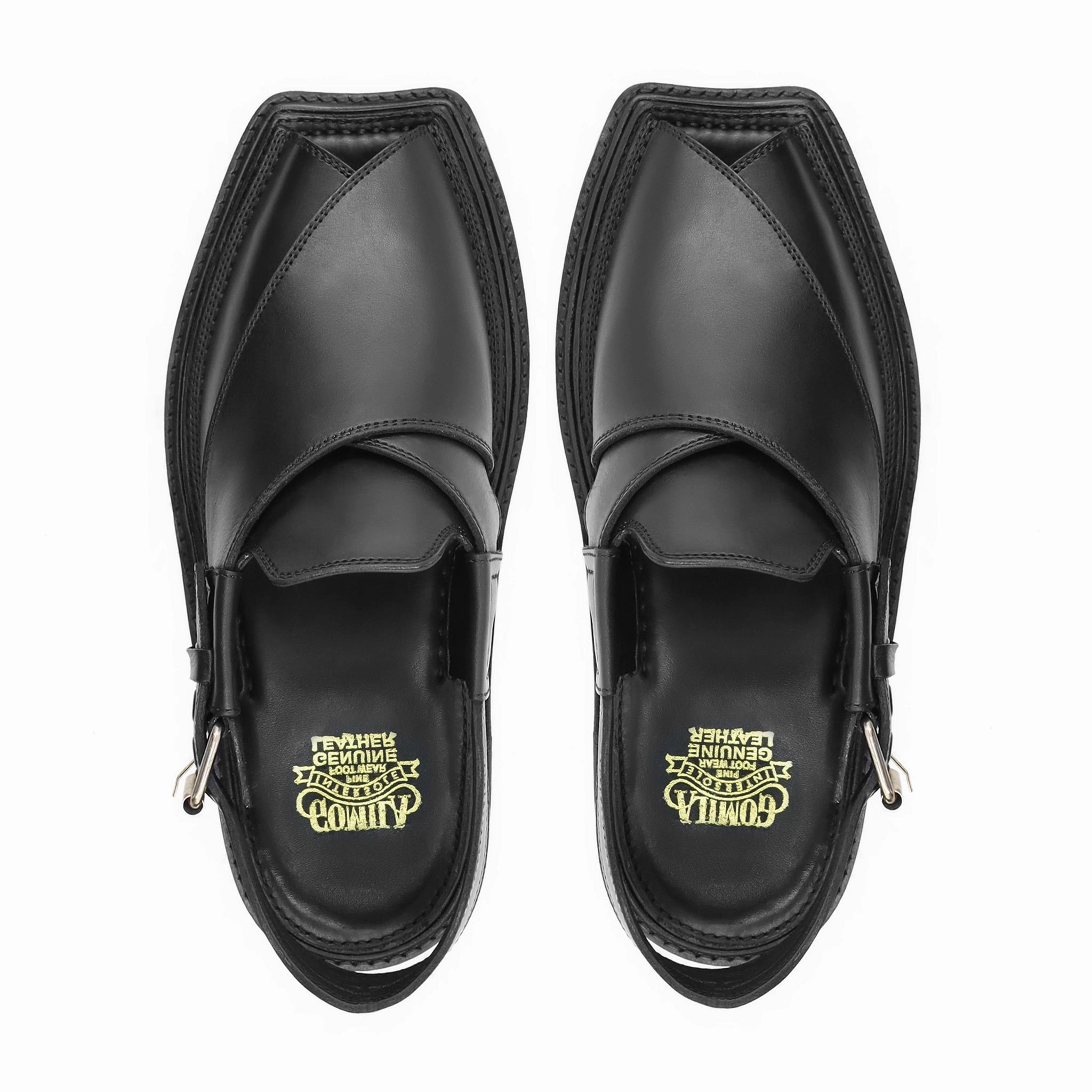 Orthopaedic Sandals Onyx - Men's Black Calf Leather Sandal