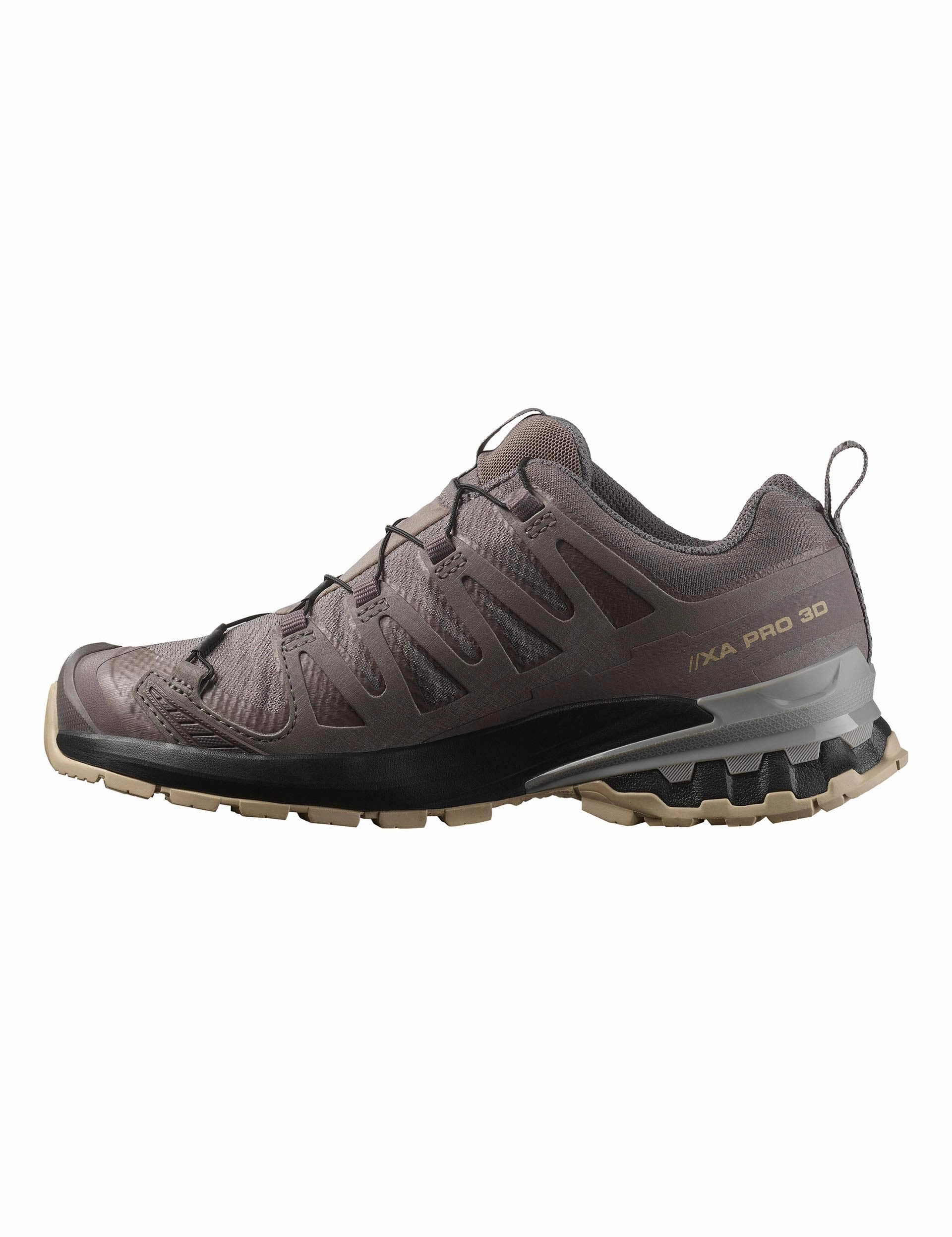 Trail Run Shoes Vs Running Shoes XA Pro 3D V9 Gore-Tex - Plum Kitten/Black/Gull
