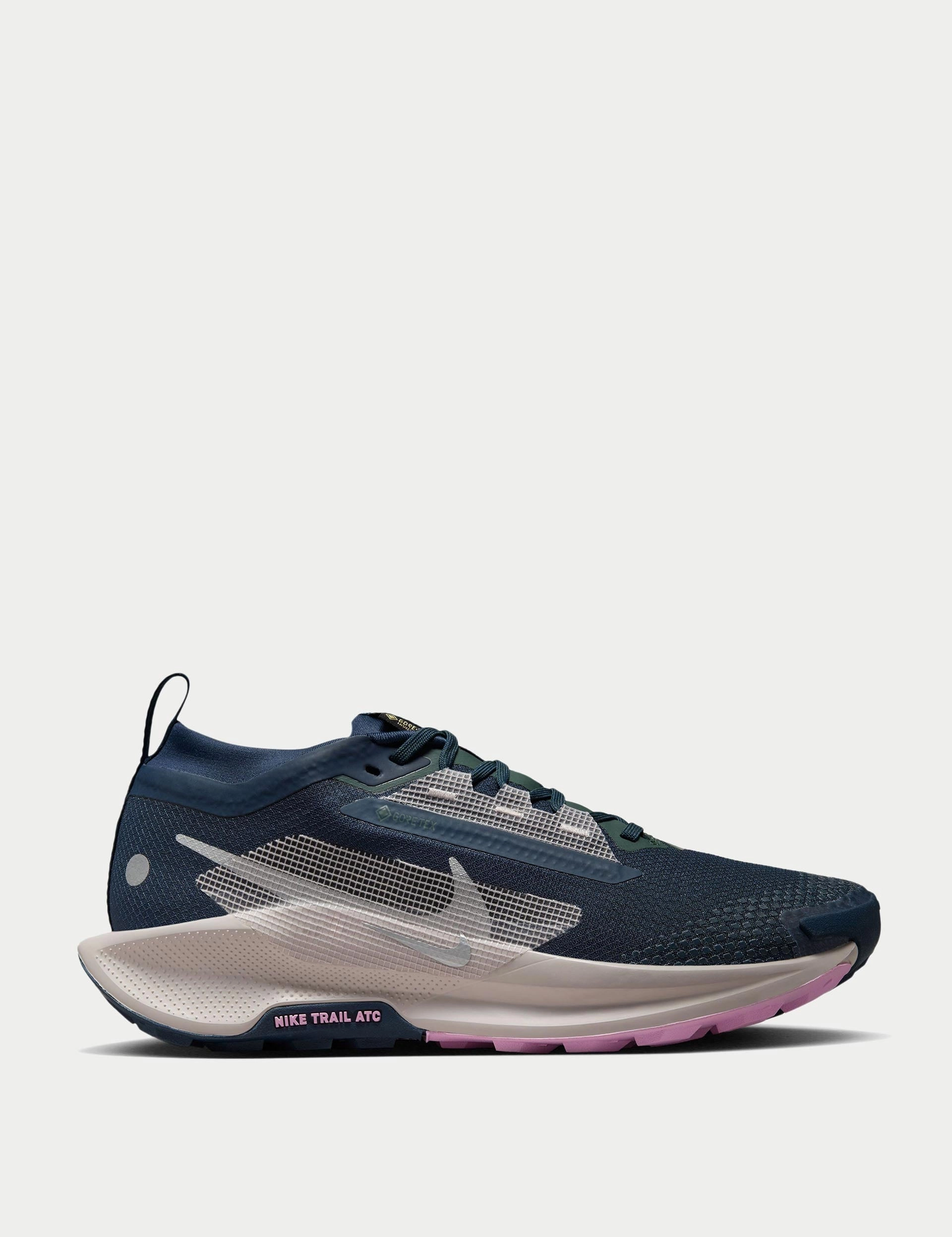Pegasus Trail 5 Gore-Tex Shoes - Armoury Navy/Vintage Green/Platinum Violet Top Ultra Trail Running Shoes