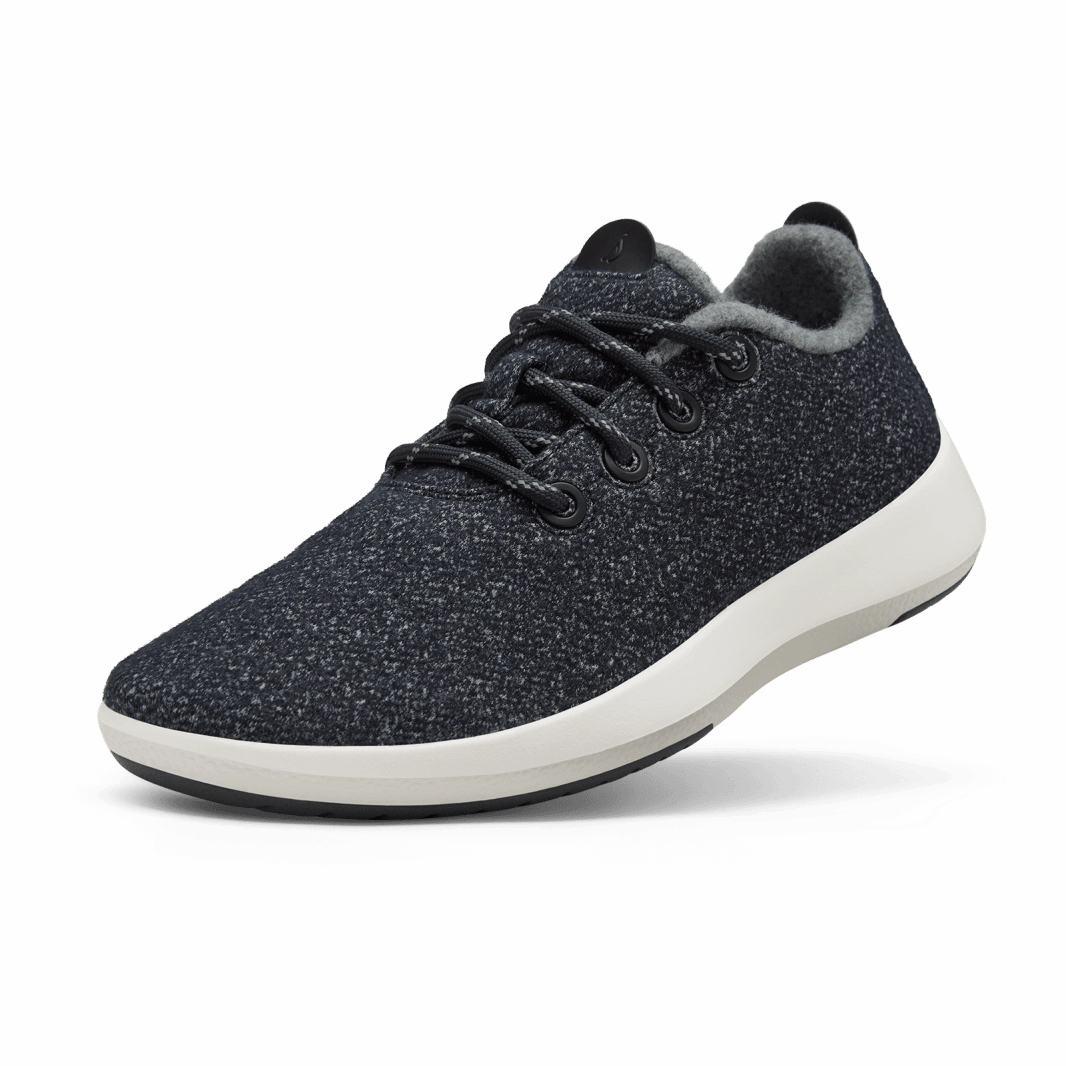 Oncloud Running Shoes Allbirds Wool Runners Mizzles - LIMITED EDITION: Dark Grey (Natural White Sole)