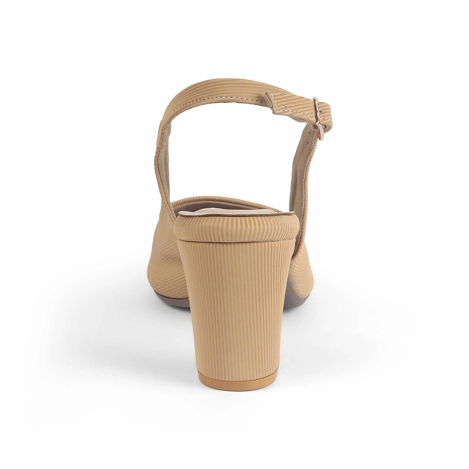 Sandals For Walking Tresmode Eslip Beige Women's Dress Block Heel Slingback Pumps