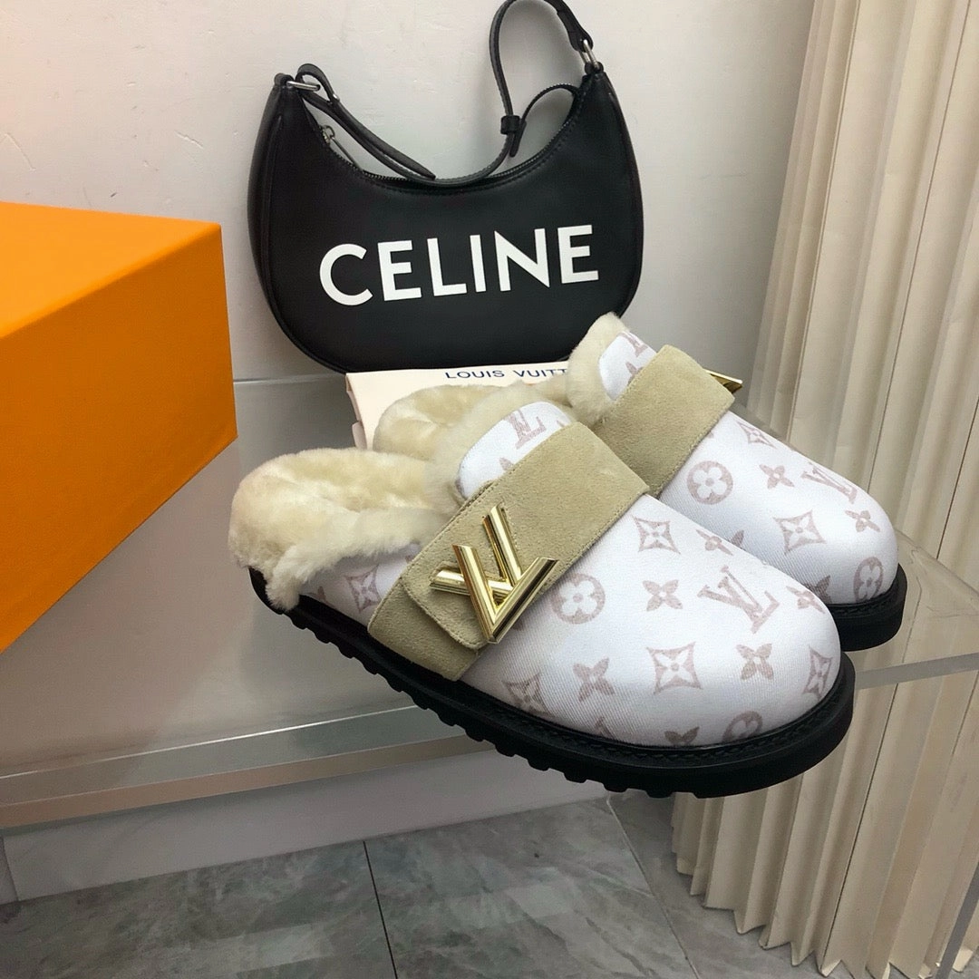 SE1524 LV Cosy Flat Comfort Clog / Size5-10 Home Boots Slippers