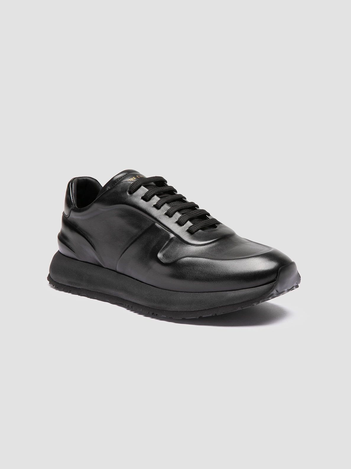 Shoes 4 PERSPECTIVE 001 - Black Leather Sneakers