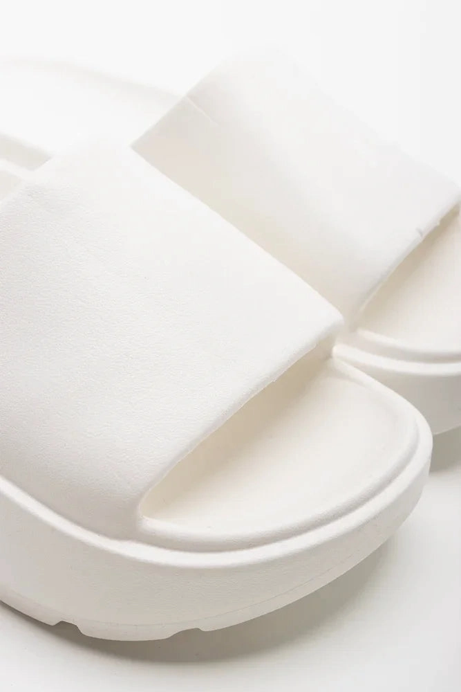 Sandals Church Riverside Platform Slide White